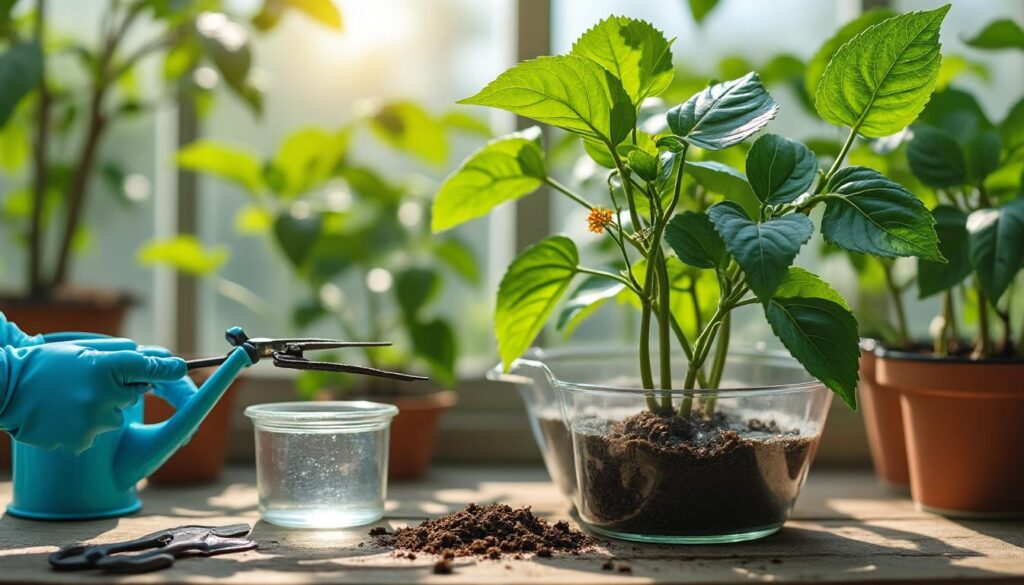 apprenez à multiplier votre hibiscus facilement grâce à notre guide étape par étape pour réussir le bouturage et obtenir des plants florissants et en pleine santé.