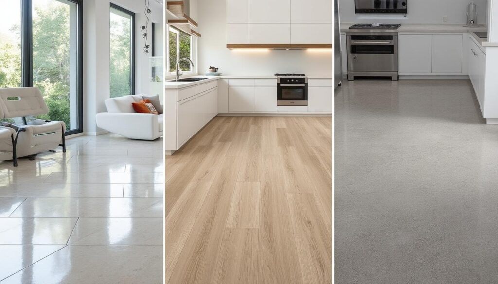 découvrez quel revêtement de sol choisir pour votre cuisine : carrelage, vinyle ou béton, et trouvez la solution idéale alliant style, durabilité et praticité.