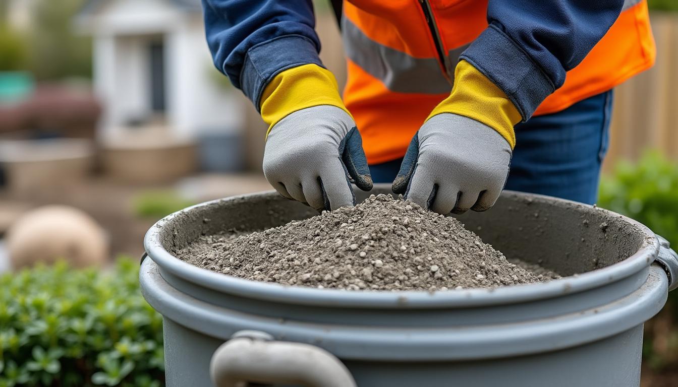 découvrez comment réaliser un dosage béton de 350 kg avec un mélange sable et gravier pour couler une dalle solide, parfaite pour tous vos projets extérieurs.