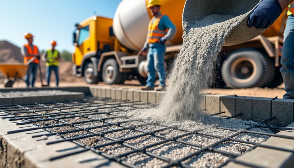 apprenez à réaliser un dosage béton 350 kg avec mélange sable gravier pour couler une dalle solide et durable, idéale pour vos projets extérieurs.