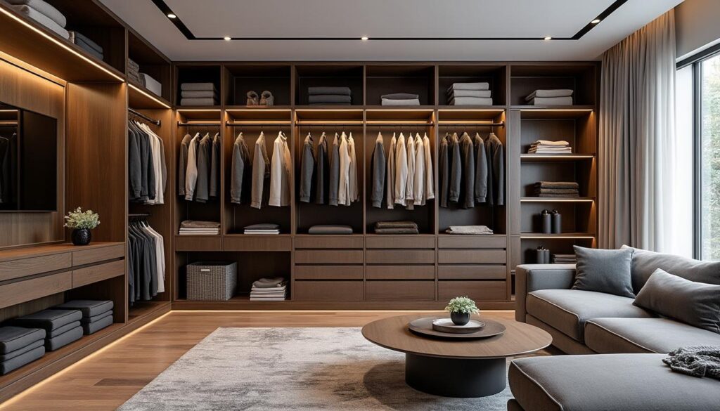 découvrez 30 inspirations stylées de dressing sur mesure avec leur estimation budgétaire pour aménager un espace personnalisé alliant design et fonctionnalité.