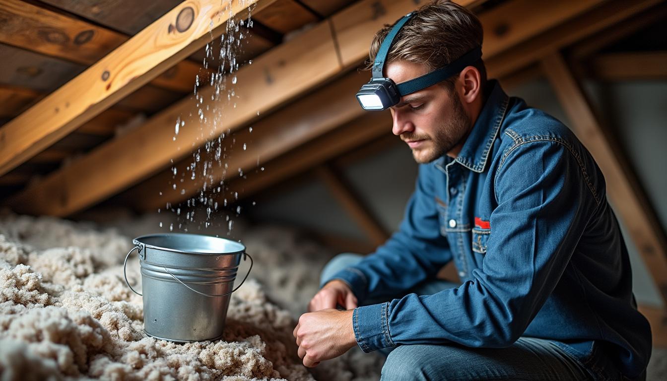 Fuite de Toit : Comment Identifier Rapidement le Problème et Trouver des Solutions Efficaces 2 découvrez comment reconnaître rapidement une fuite de toit et les méthodes efficaces pour la réparer. guide pratique pour préserver votre maison et éviter les dégâts.