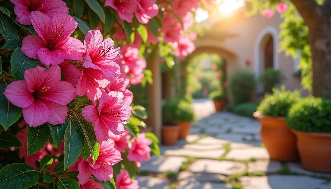 découvrez comment créer une haie de laurier rose dense et facile à entretenir, idéale pour une clôture végétale esthétique et résistante.