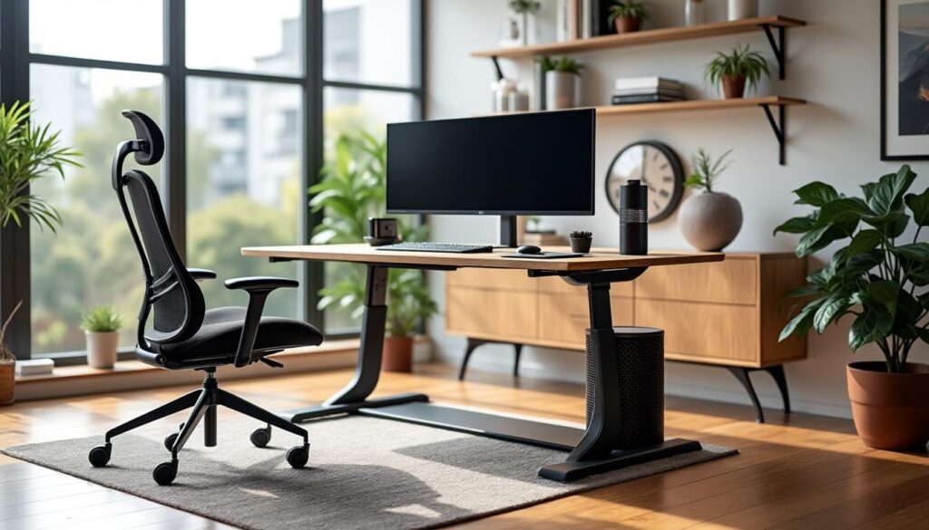 optimisez votre espace de travail à domicile avec un aménagement alliant confort ergonomique, bien-être et efficacité pour booster votre productivité au quotidien.