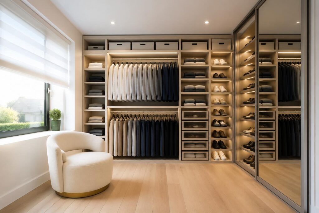 découvrez nos conseils pratiques pour aménager un dressing optimisé, maximiser l'espace disponible et organiser efficacement vos vêtements et accessoires.