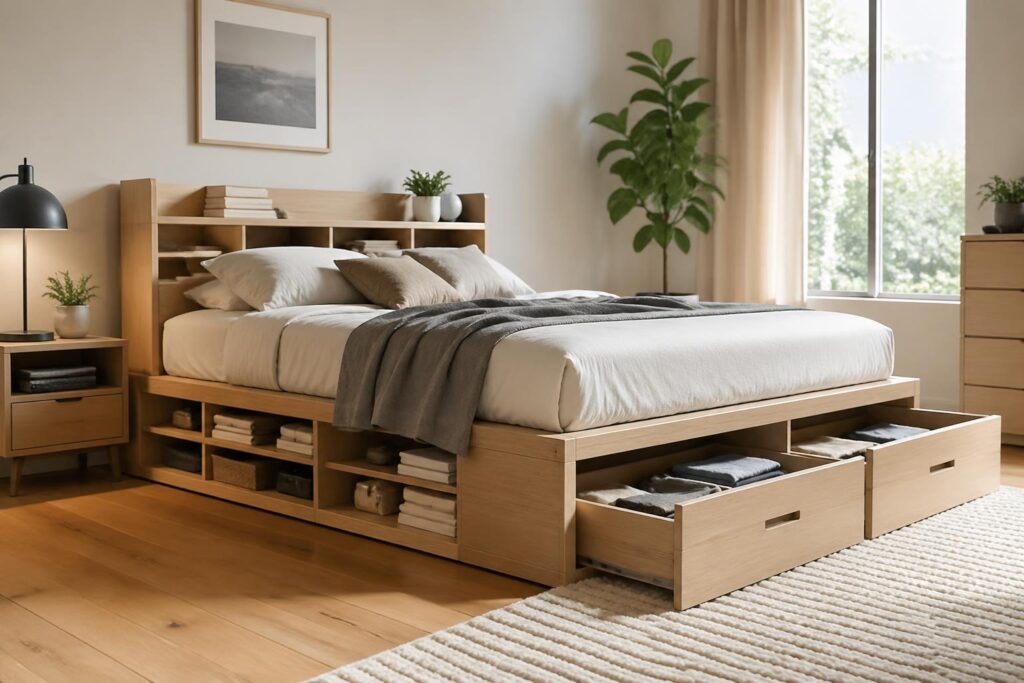 découvrez comment un lit avec rangement peut transformer votre chambre en un espace organisé et fonctionnel, alliant confort et gain de place.