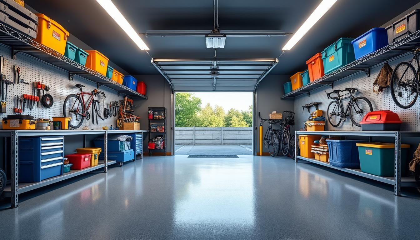 découvrez 25 solutions ingénieuses pour optimiser votre garage et maximiser chaque centimètre d'espace. transformez votre rangement avec des astuces pratiques et efficaces.