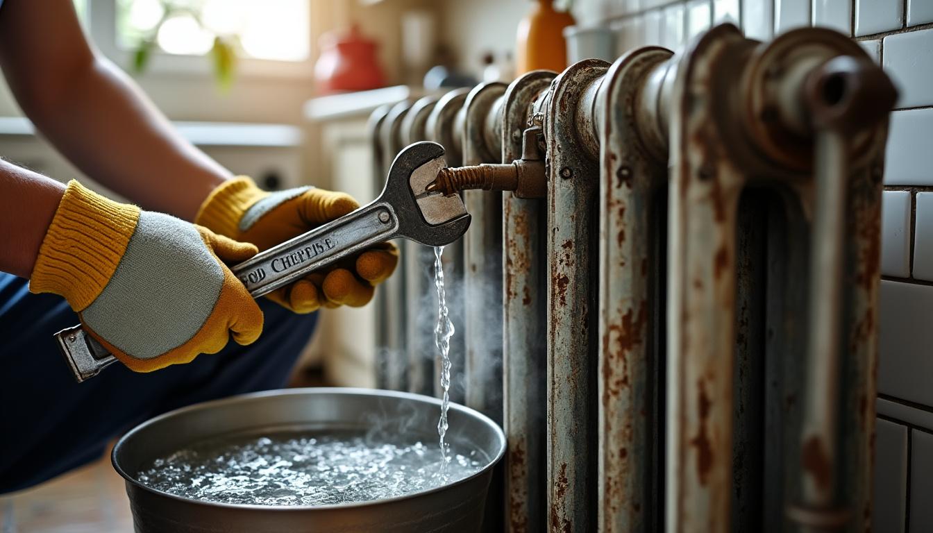 apprenez à purger un radiateur en fonte rapidement et facilement. suivez notre guide complet pour le faire vous-même en seulement 10 minutes et améliorer le chauffage de votre maison.