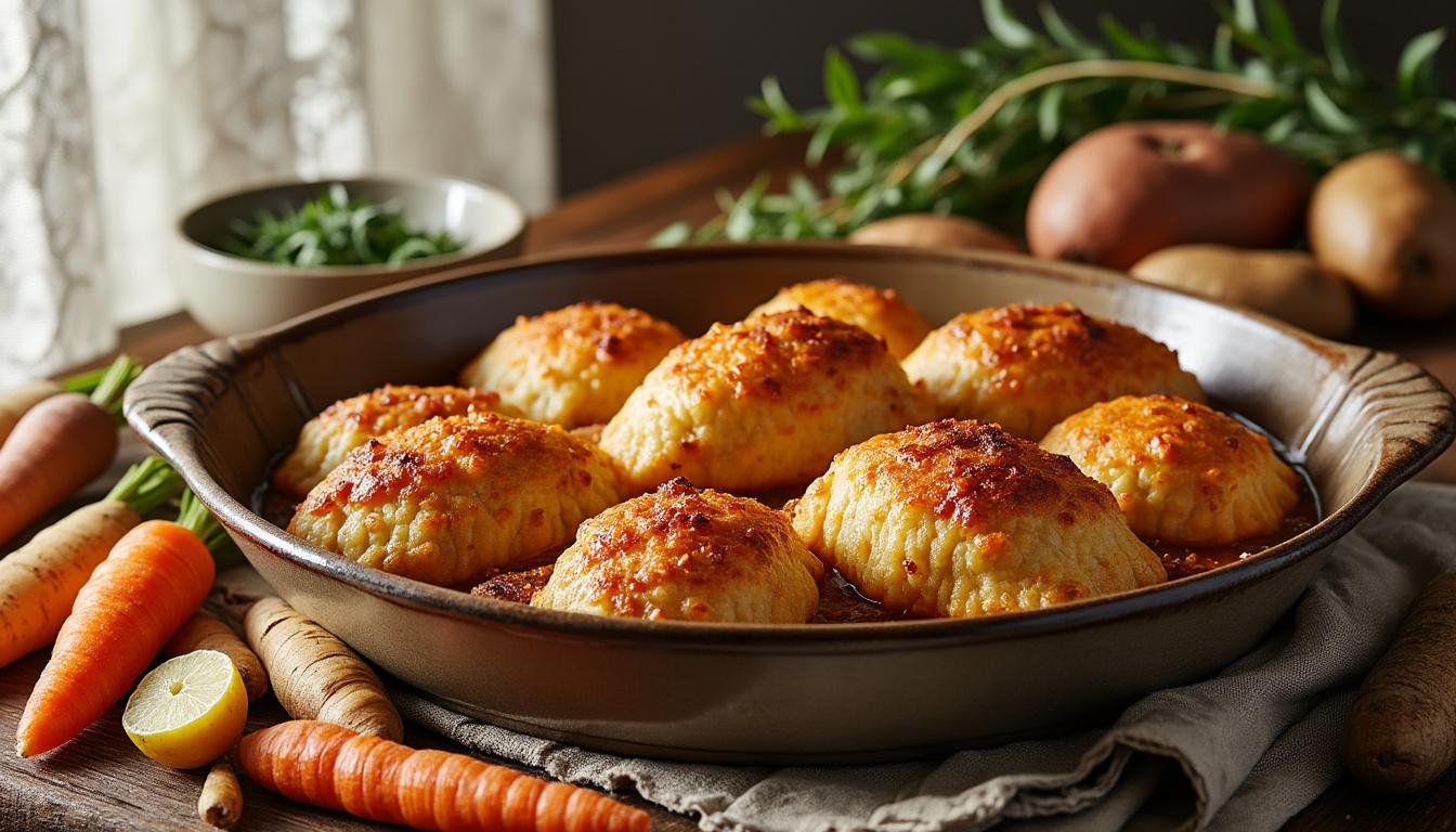 découvrez notre recette simple et savoureuse de crépinette de porc au four, une spécialité rustique et généreuse idéale pour un repas sans complication.