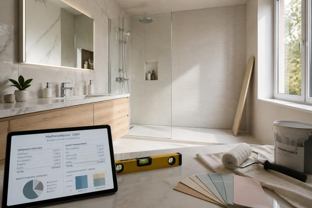 découvrez comment rénover votre salle de bain en 2024 avec un guide complet des coûts détaillés et des aides financières disponibles, dont maprimerénov’. optimisez votre budget rénovation dès aujourd’hui.