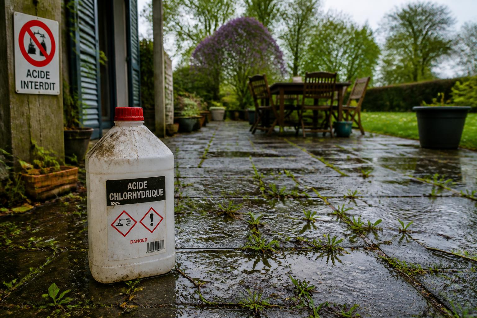 découvrez les précautions essentielles et conseils d'utilisation de l'acide chlorhydrique comme désherbant pour vos espaces extérieurs, afin d'assurer efficacité et sécurité.