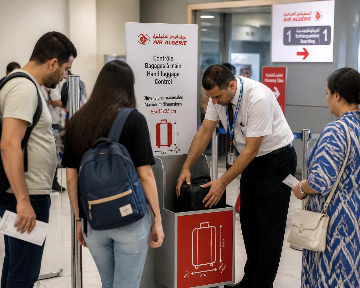 Bagage Air Algérie : franchises autorisées, dimensions et conseils pour voyager sans stress 2 découvrez les franchises de bagages autorisées par air algérie, les dimensions permises et nos conseils pratiques pour voyager sans stress et bien préparer votre voyage.