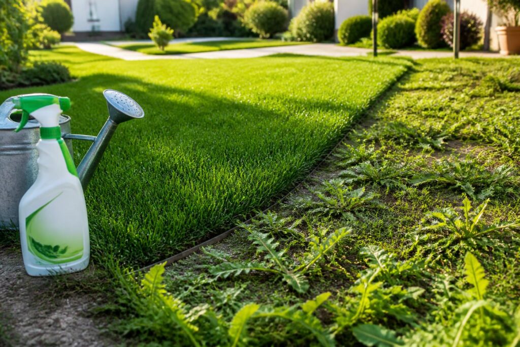 découvrez comment choisir le désherbant sélectif idéal pour votre gazon afin d'éliminer les mauvaises herbes efficacement tout en préservant votre pelouse verte et saine.