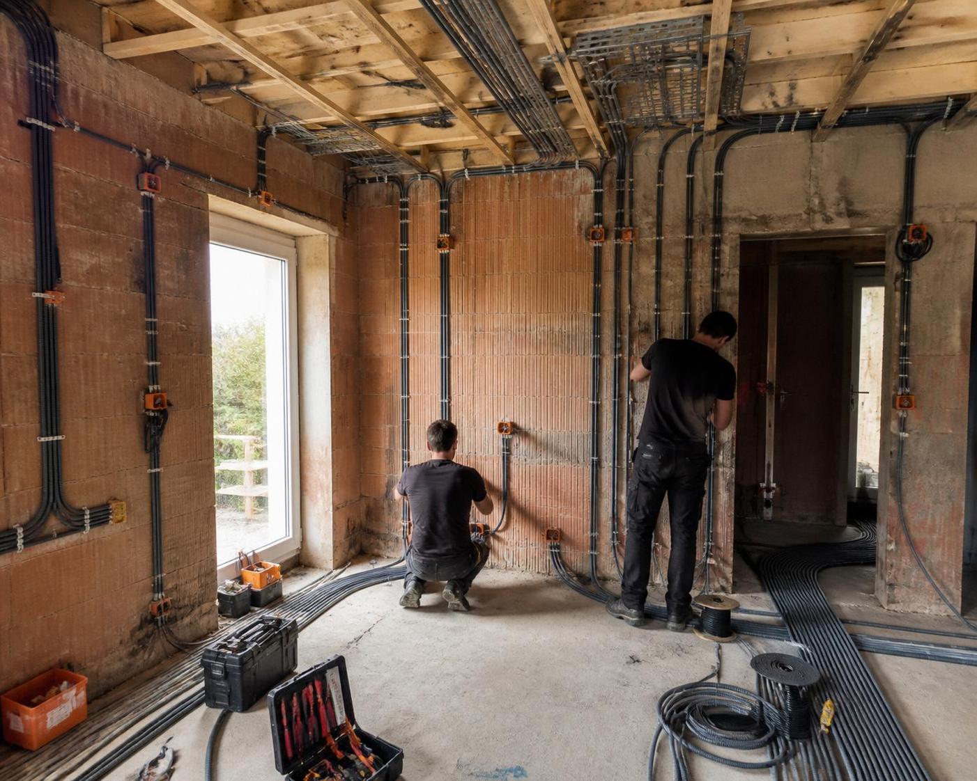 Électricité avant ou après isolation : dans quel ordre planifier ses travaux pour un résultat optimal 2 découvrez l'ordre idéal pour planifier vos travaux d'électricité et d'isolation afin d'assurer un résultat optimal et une maison performante.