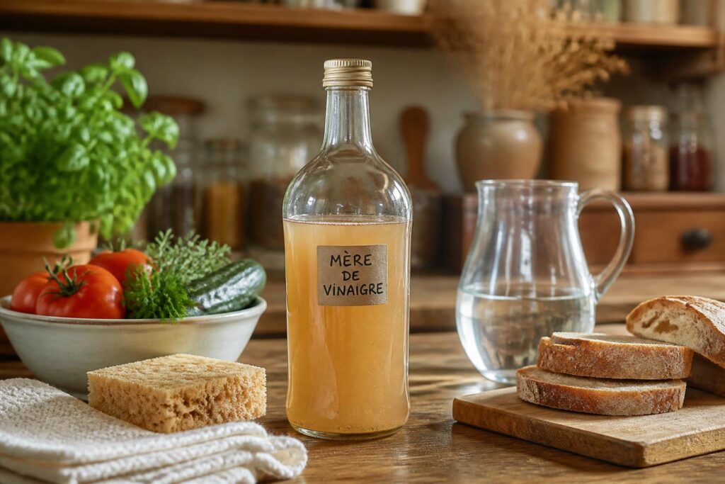 découvrez les multiples bienfaits de la mère vinaigre, un produit naturel aux mille usages pour entretenir votre maison et sublimer vos recettes de cuisine.