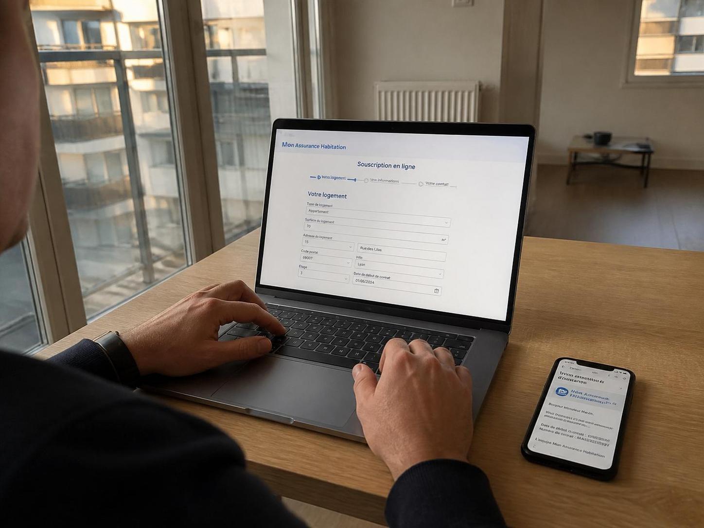 souscrivez votre assurance habitation en ligne en quelques minutes, sans attente et profitez d'une protection immédiate pour votre domicile.