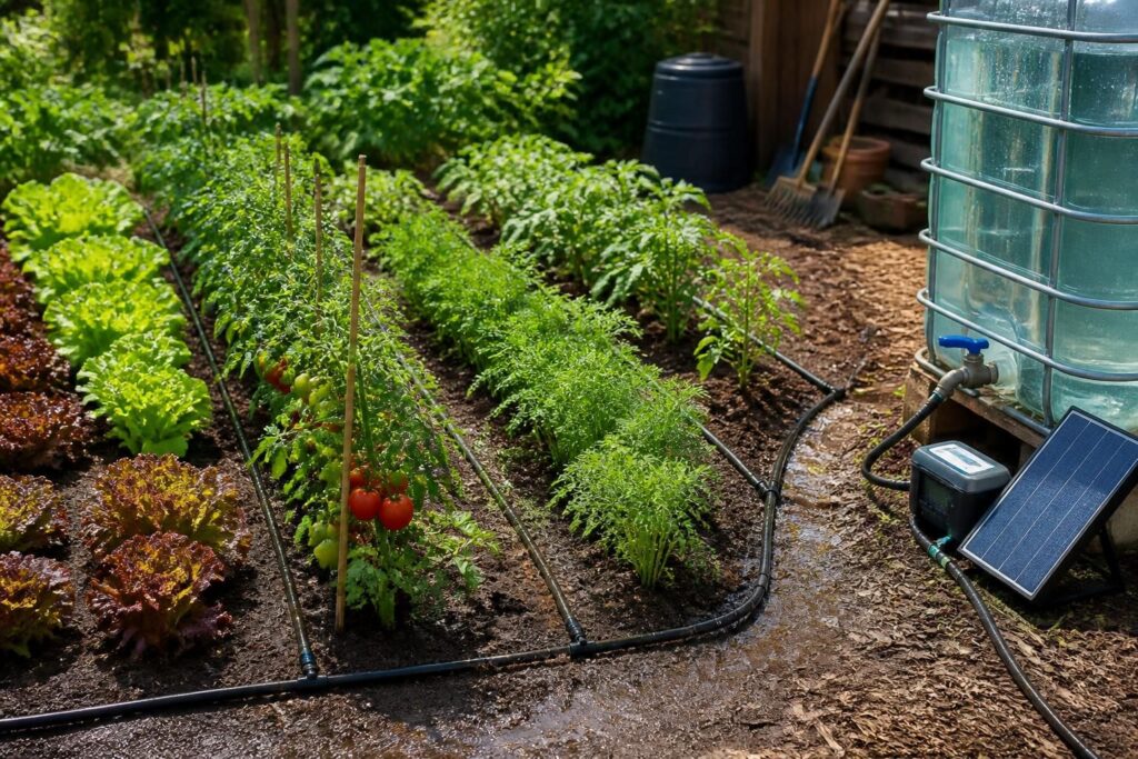 découvrez comment installer un système d'arrosage automatique pour votre potager, alliant économie d'eau et efficacité pour un jardinage facile et optimisé.