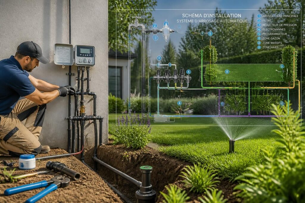 découvrez notre guide complet pour créer facilement votre système d'arrosage automatique étape par étape et optimisez l'arrosage de votre jardin en toute simplicité.
