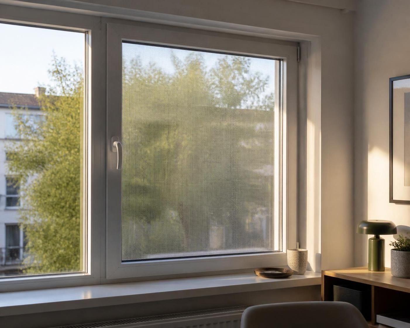 découvrez notre moustiquaire pour fenêtre sans perçage, une solution discrète et pratique parfaite pour les locations, protégeant efficacement contre les insectes sans endommager vos fenêtres.