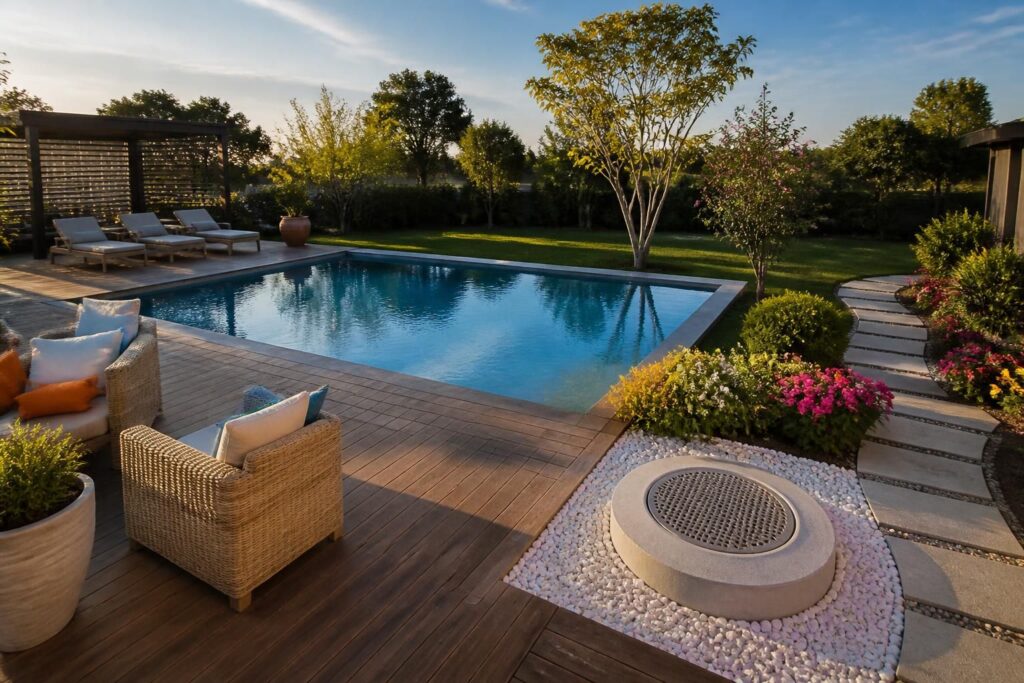 découvrez pourquoi un puits de décompression est indispensable pour votre piscine et comment l'intégrer harmonieusement dans votre jardin pour assurer sécurité et confort.