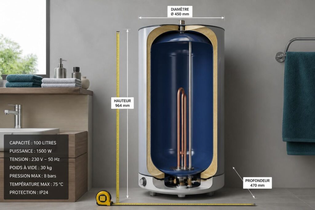 découvrez comment choisir la bonne taille pour un chauffe-eau 100l en analysant ses dimensions et sa capacité effective afin d'optimiser votre confort et consommation d'énergie.