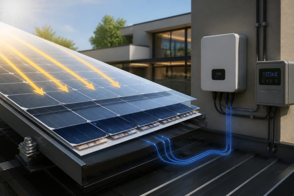 découvrez comment un panneau solaire convertit simplement la lumière du soleil en énergie utilisable grâce à un processus innovant et écologique.