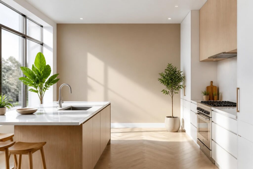 découvrez comment choisir le mur parfait à peindre en couleur pour créer une ambiance harmonieuse et chaleureuse dans votre cuisine.