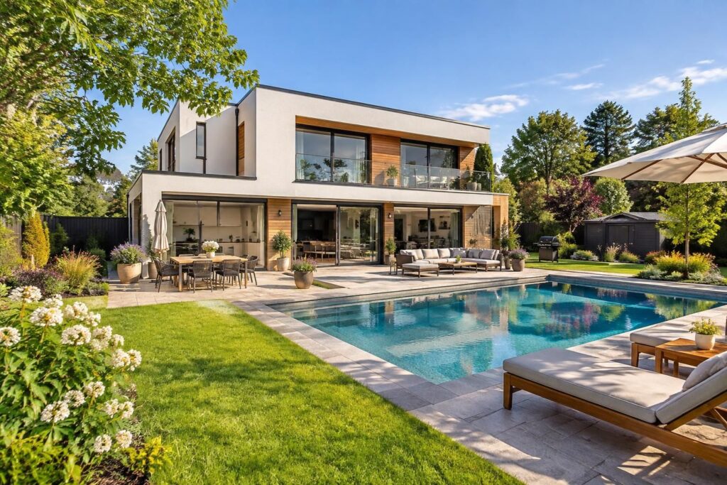 terrasse, piscine, jardin : découvrez les garanties de l’assurance habitation qui protègent vos aménagements extérieurs et équipements au-delà des murs.